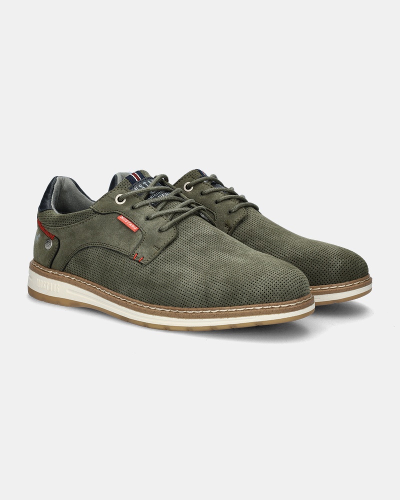 Mustang Veterschoenen  - groen
