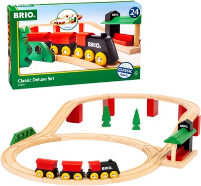BRIO 33424 Klassisk Togbane Deluxe