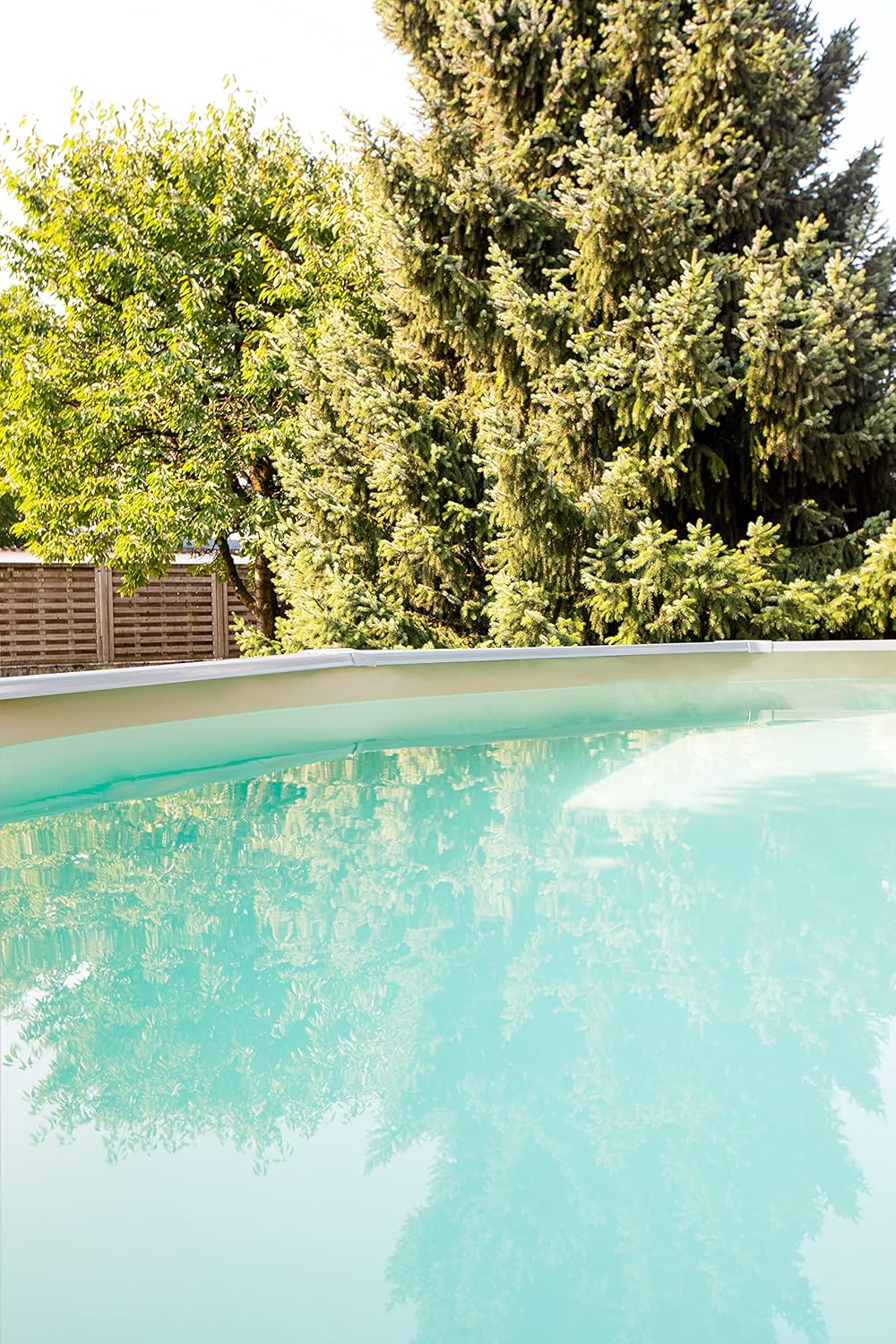 STEINBACH Stahlwandpool Set Nuovo de Luxe II – 012141SA – Ø 360 x 120 cm – Robuster Pool in Weiß für bis zu 11.000 l Wasserinhalt – Mit winterfester sandfarbener Innenfolie und zahlreichem Zubehör