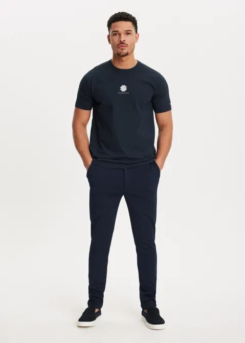 T-shirt met print symbol blauw (BLW.D)