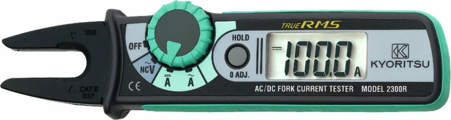 Kyoritsu 2300R True-RMS Mini vorkstroomtang - AC/DC 100A