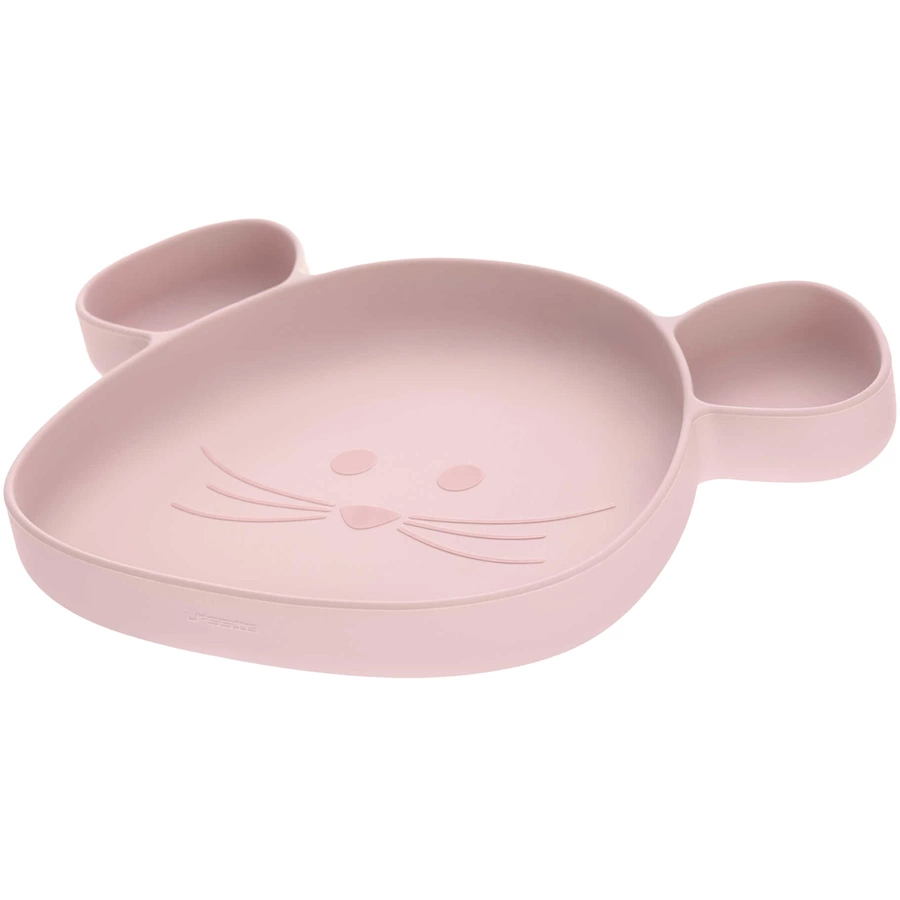 Lässig Esslernteller und Platzset Little Chums Mouse 2er Set rosa