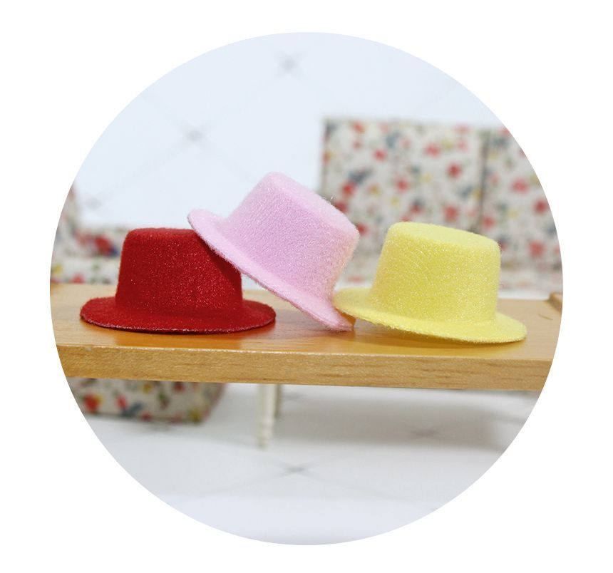 Ffeluro - Poppenhuis miniatuur Fedora hoed (verschillende ontwerpen)