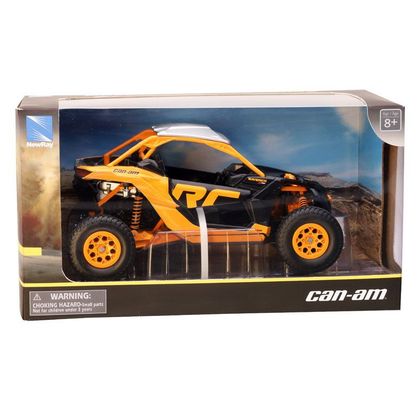 Miniature Newray SSV Can-Am Maverick X3 X RC Turbo Orange - Echelle 1/18° - Orange / Noir