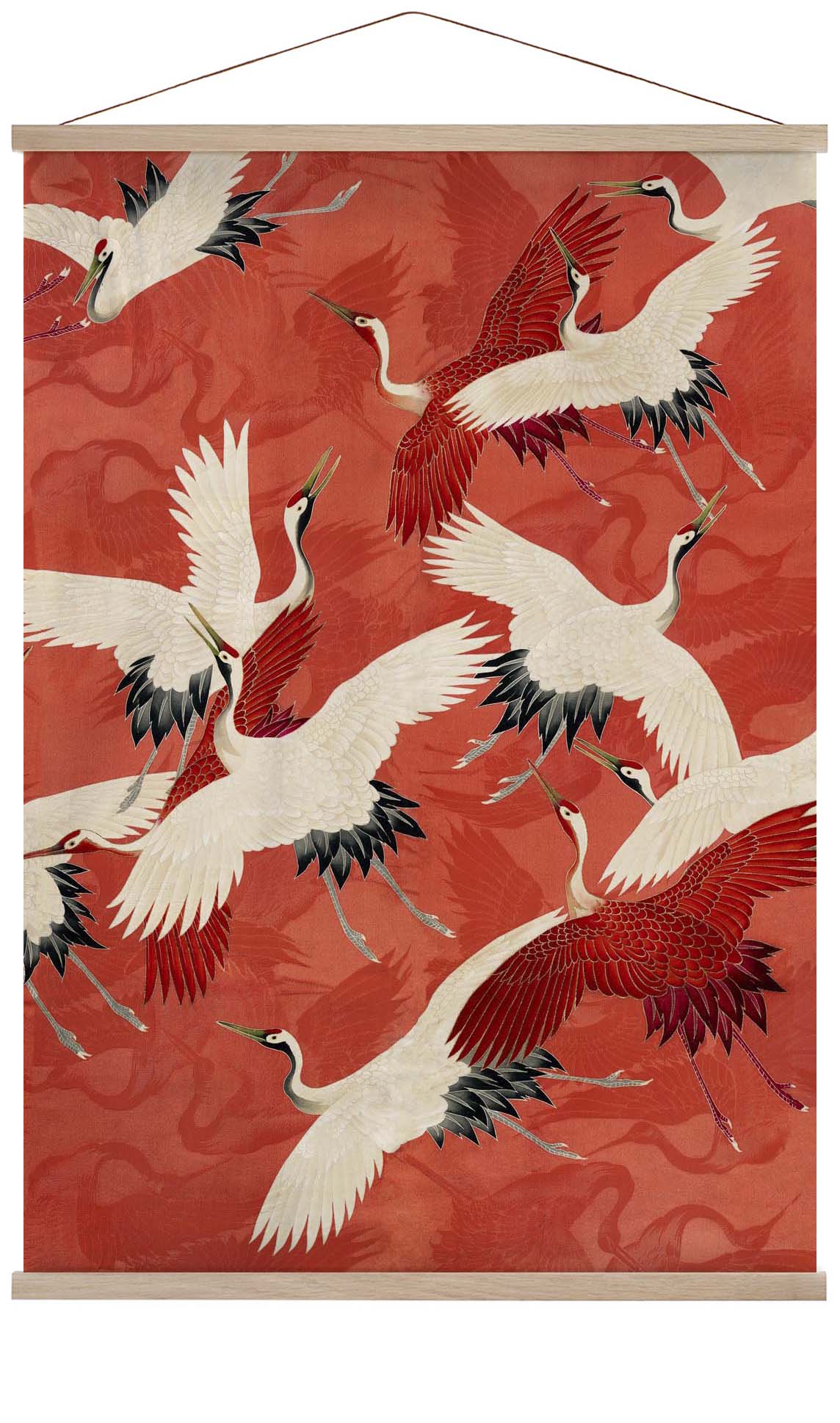 Roter Kranich Kimono