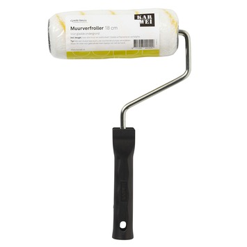 KARWEI muur-en plafondverfroller voor gladde ondergrond incl. beugel 18 cm