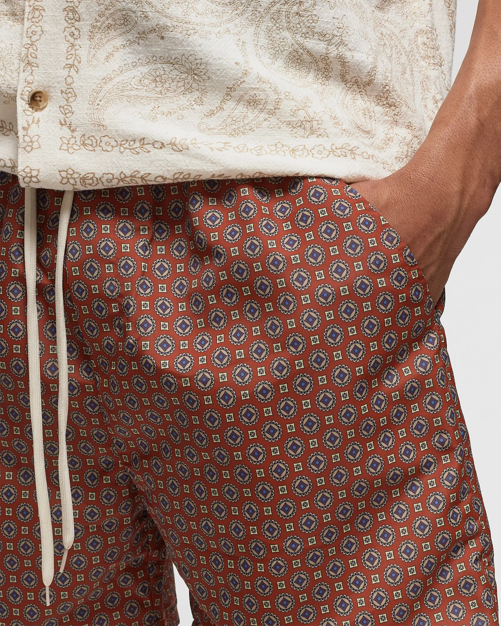 Les Deux Stan AOP Swim Shorts 2.0