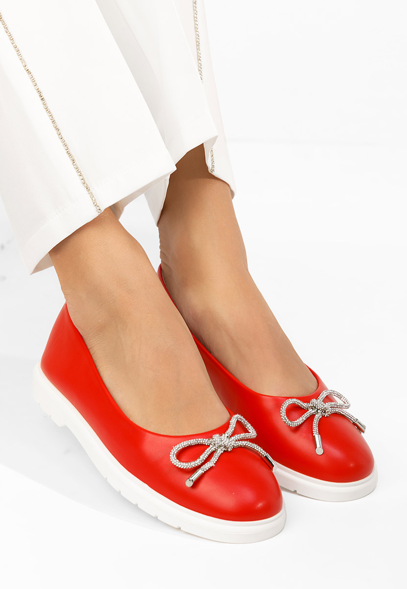 Ballerines femme orange Simonna