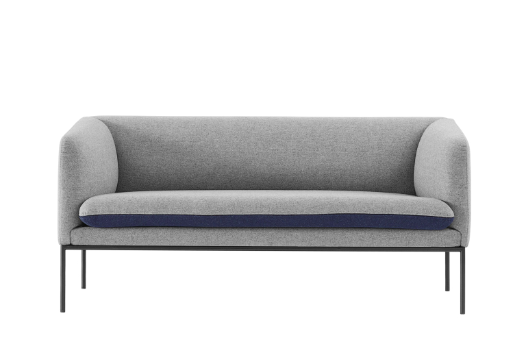 Ferm Living Turn Sofa bank Wool 2-zits hallingdal brown