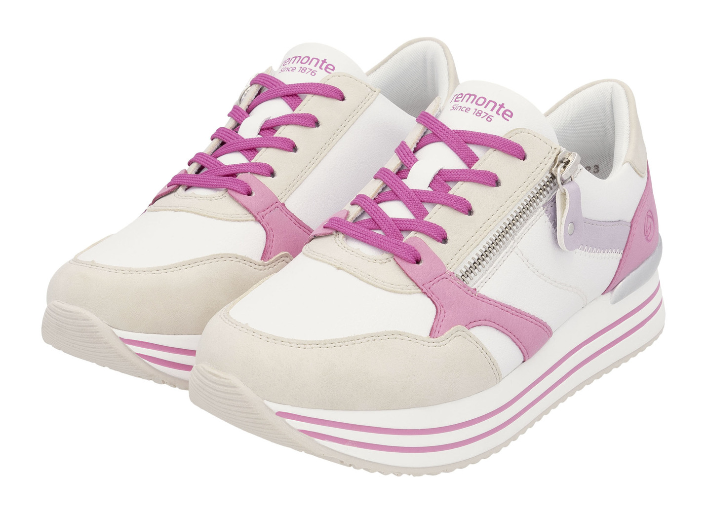 Remonte Schnür-Sneaker aus Nappaleder