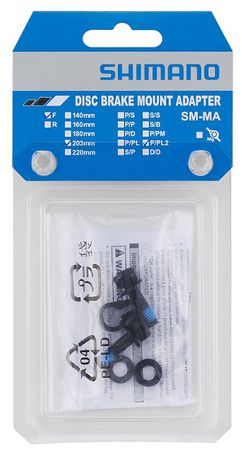 DISC-ADAPTER PM vh, 200203mm  schwarz