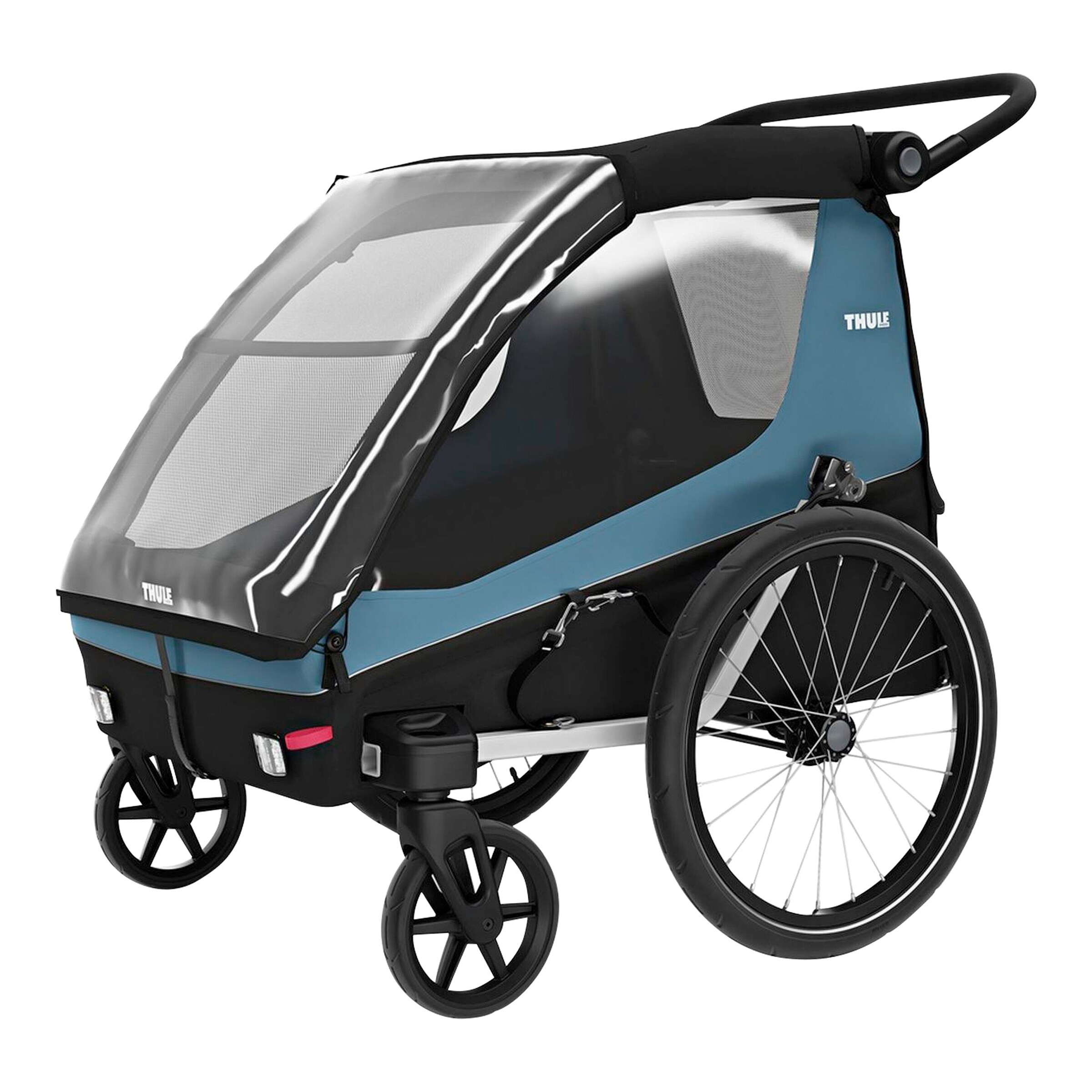Thule Courier Fahrradanhänger aegean blue