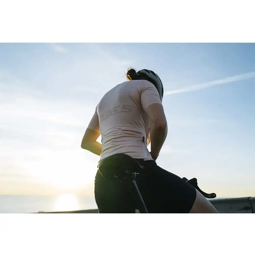 Q36.5 G1 Signature Fietsshirt Korte Mouwen Ivory White Dames