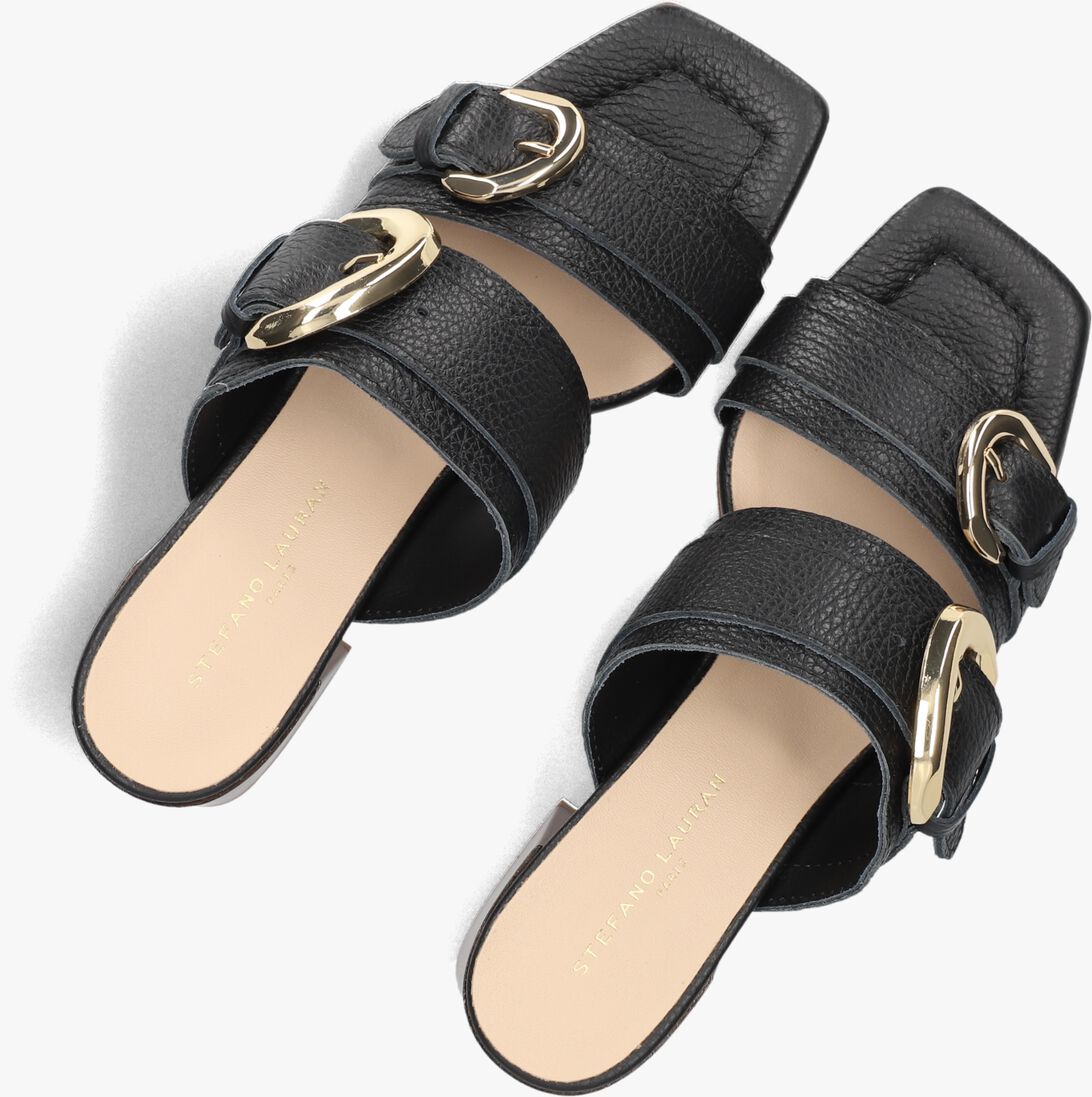 zwarte stefano lauran sandalen met hak 23118