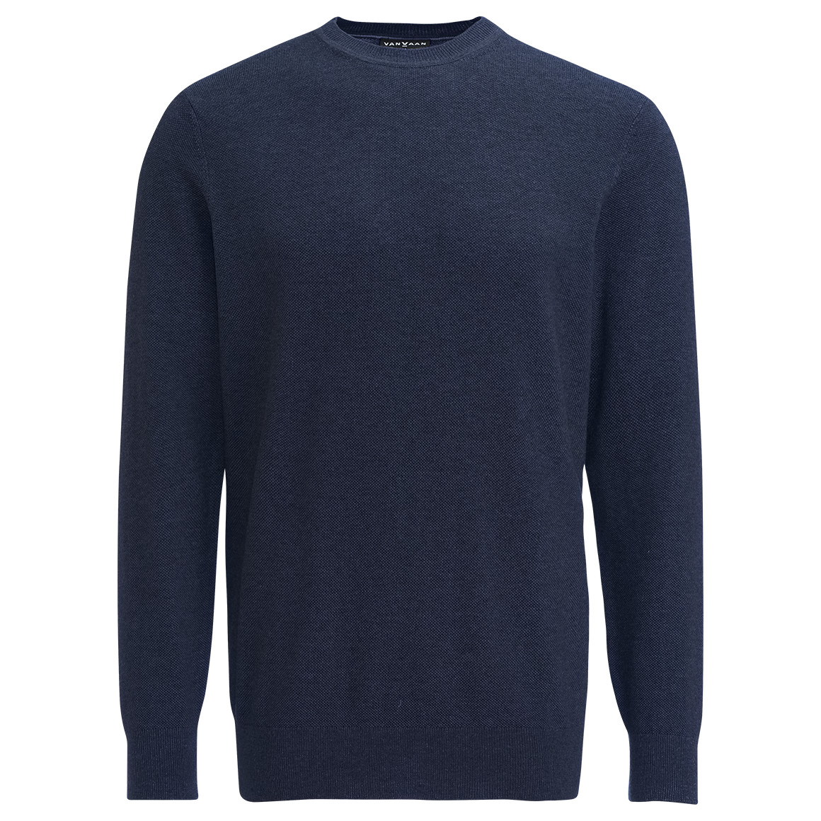 VanVaan Herren Feinstrickpullover unifarben dunkelblau