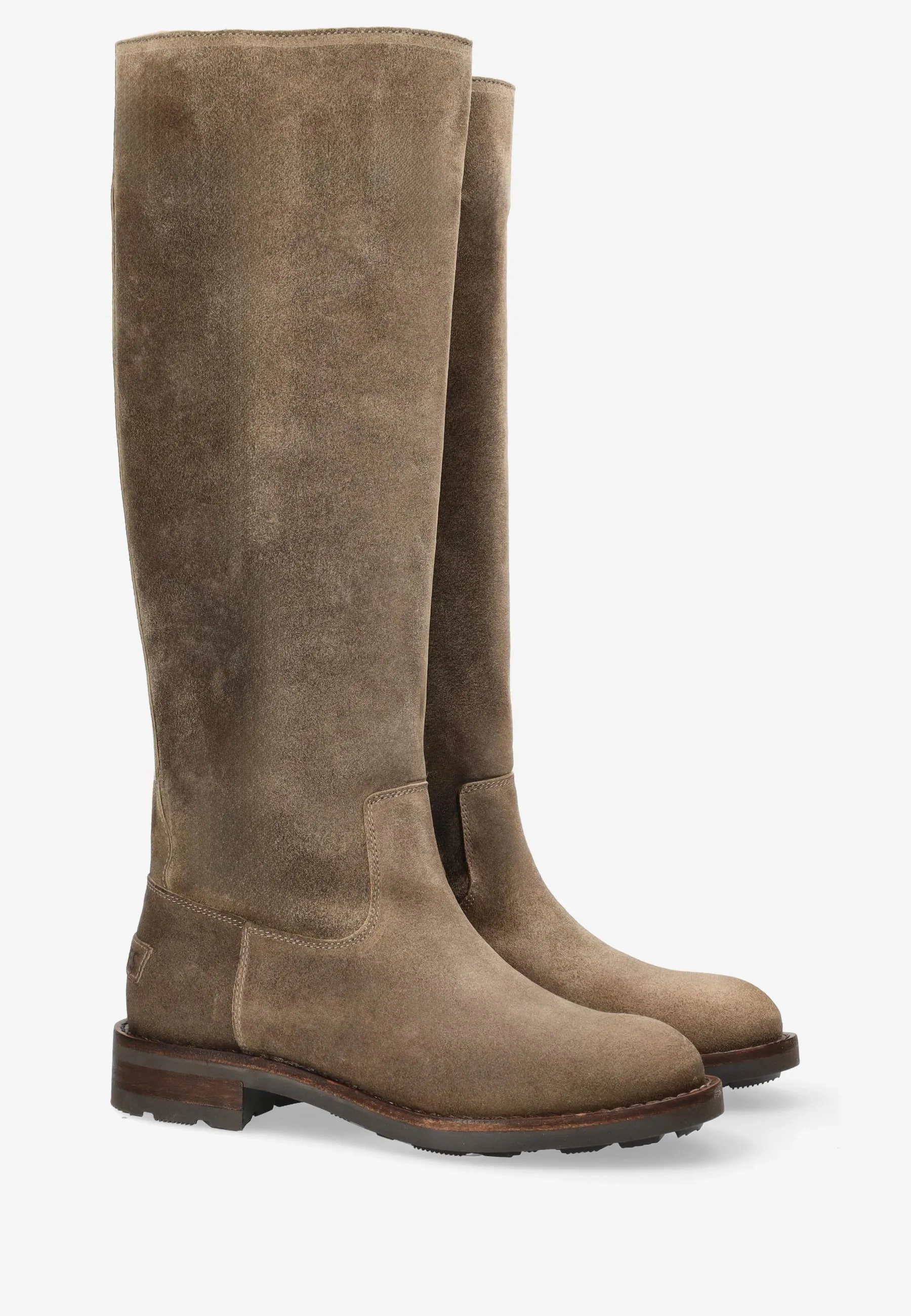 ALYD TUBA Waxed suede Taupe