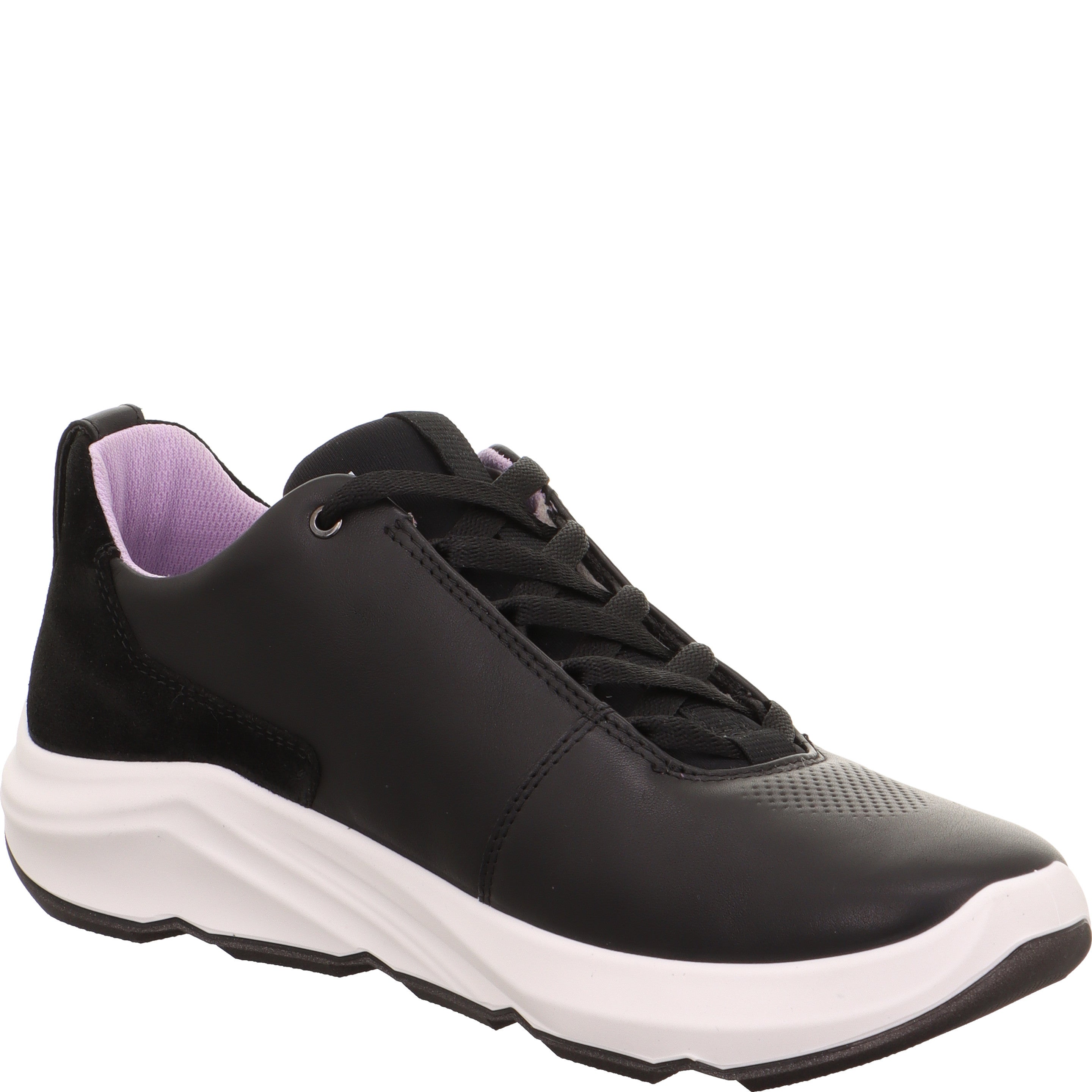 legero BLISS Damen  Sneaker low mit Schnürung - Farbe: Schwarz - Größe: 4.5