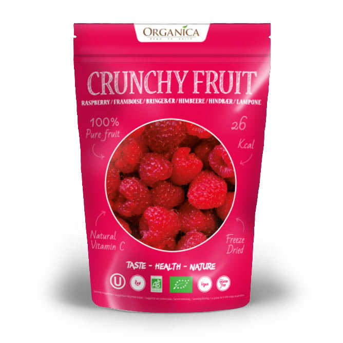 Crunchy fruit - framboise lyophilisée bio