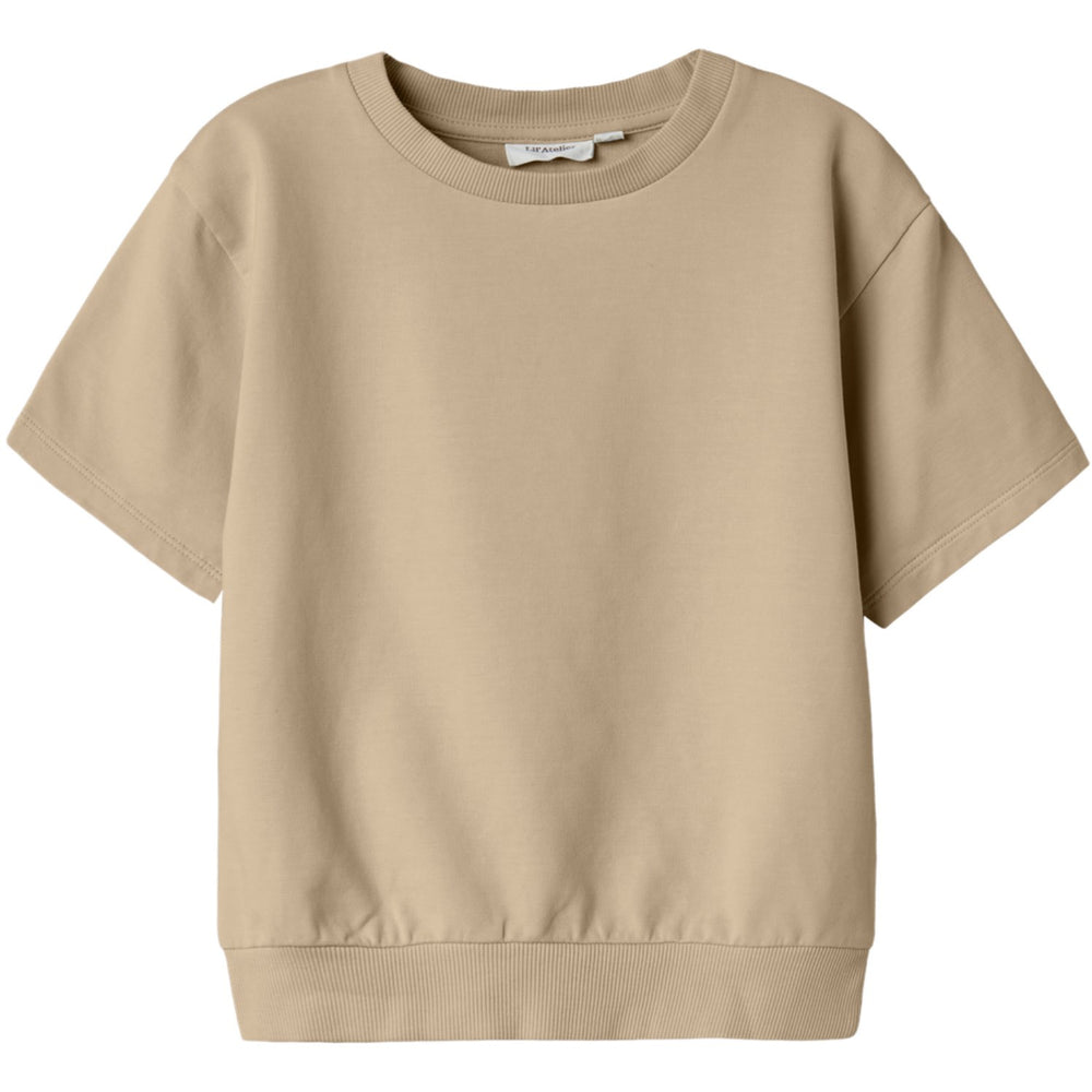 Køb Lil'Atelier Irish Cream Nmmomads Ss Loose Sweat Lil
