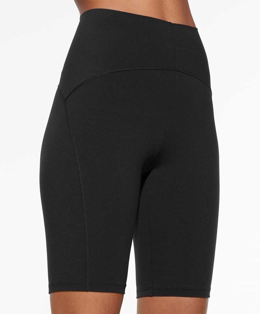 Calça legging básica de compressão para ciclismo, 25 cm