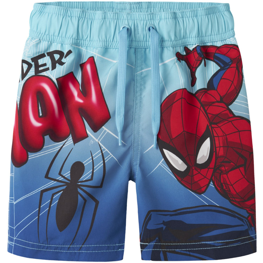 Køb Name It Bluefish Nmmmalte Spider Long Swimshorts Mar
