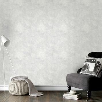 Vliesbehang Beton cire lichtgrijs 106988
