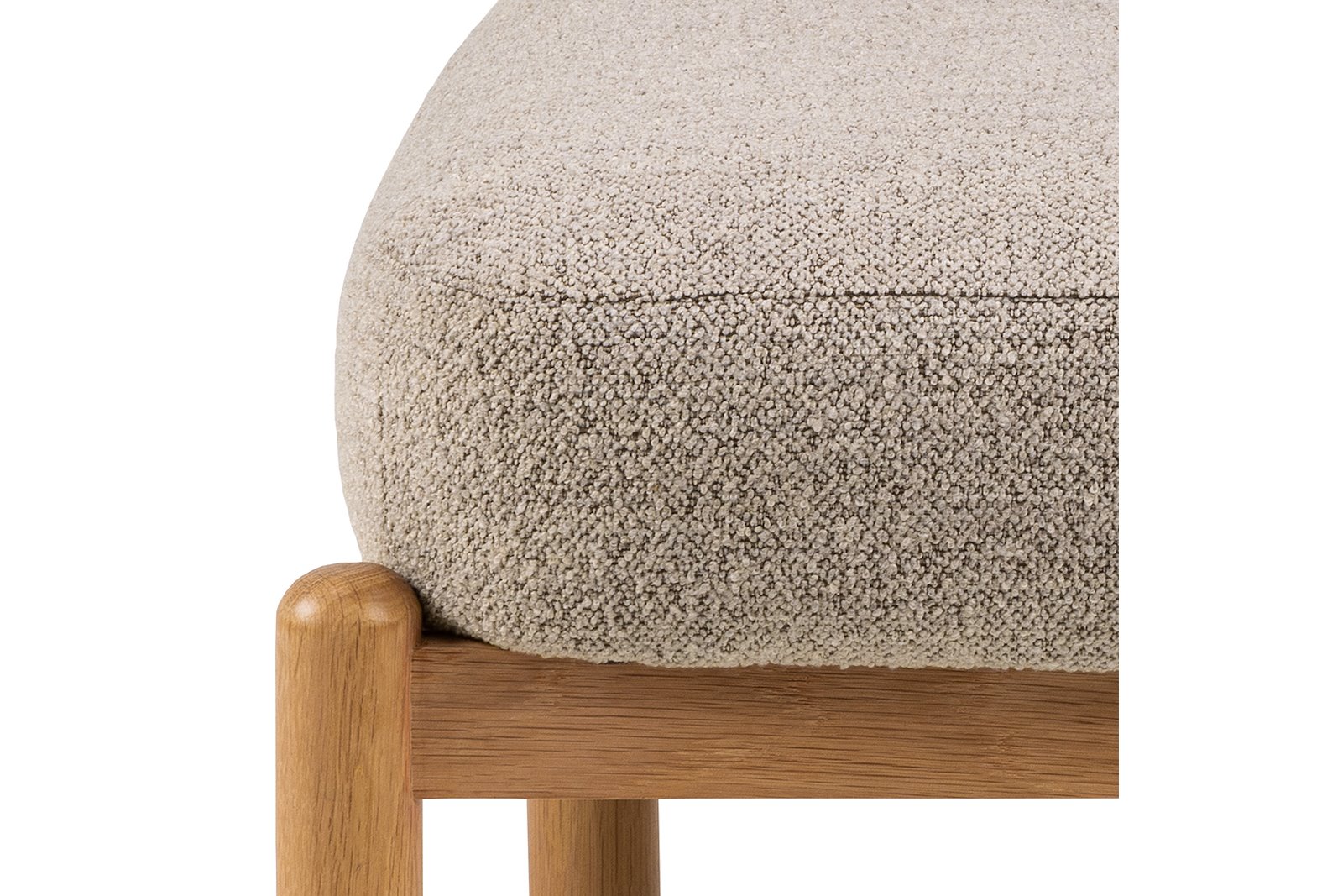 Burley loungestol Monze tekstil beige