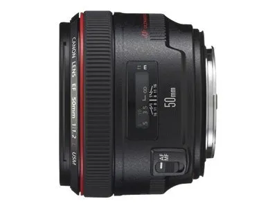 Canon EF - Objektiv - 50 mm - f/1.2 L USM - Canon EF - for EOS 1000, 1D, 50, 500, 5D, 7D, Kiss F, Kiss X2, Kiss X3, Rebel T1i, Rebel XS, Rebel XSi