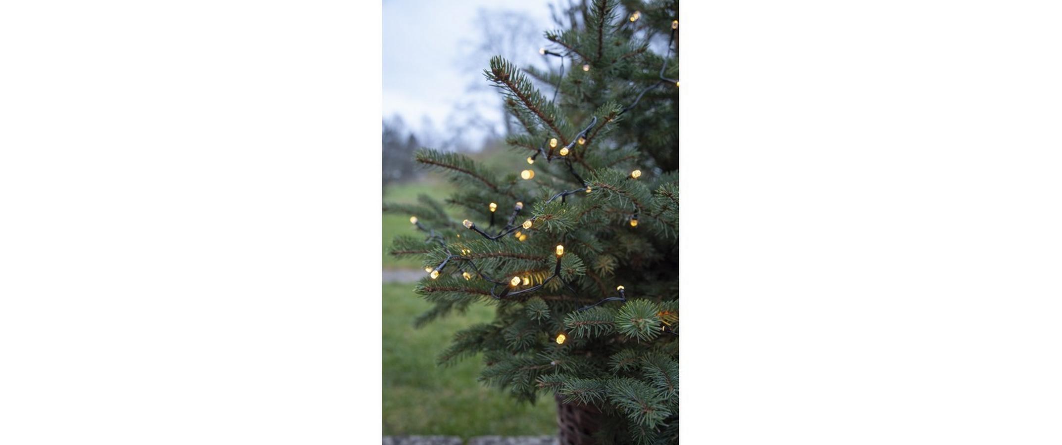 LED-Lichterkette Diamond Star Light, 80 LED, 6 mLichterkette mit Reflektion