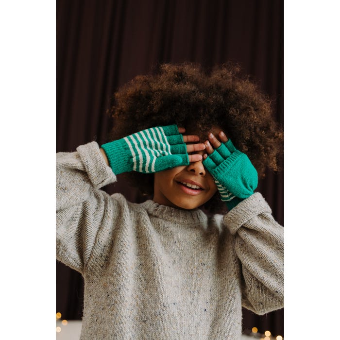 Veritas-Kids vingerloze handschoenen strepen