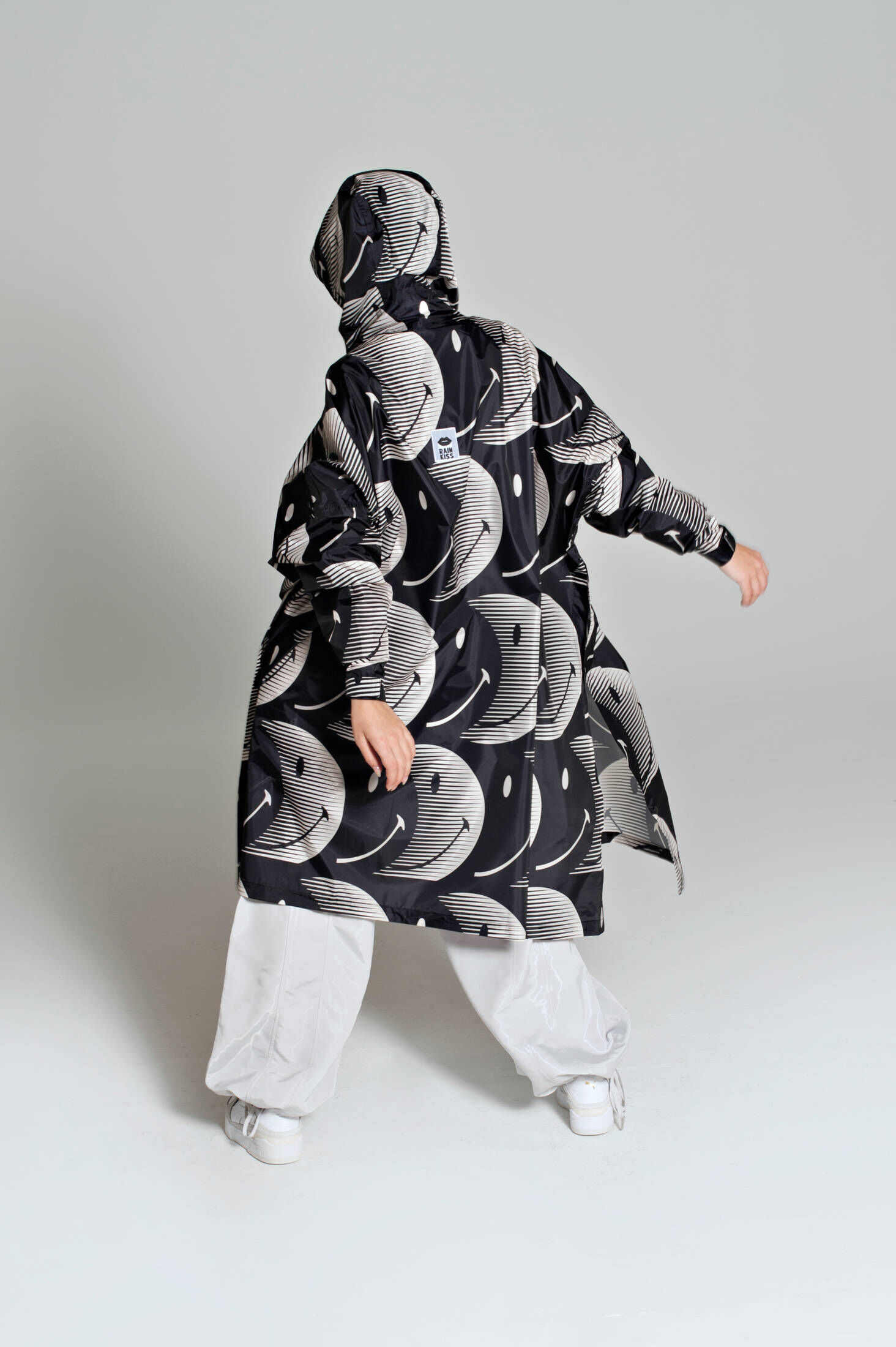RAINKISS| Damen Regenponcho HALF MOON SMILEY