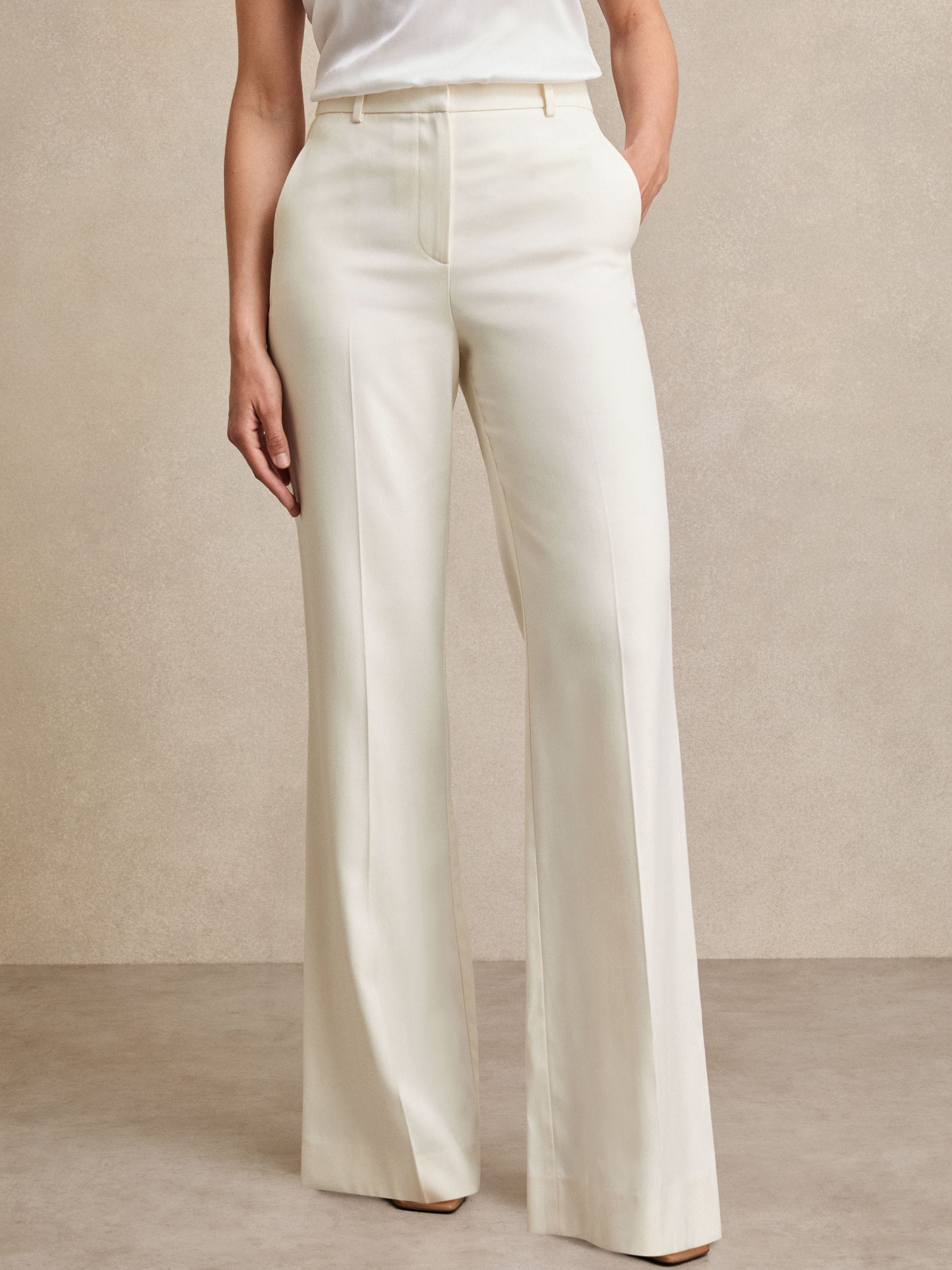 Reiss Millie Wide Leg Tailored Trousers