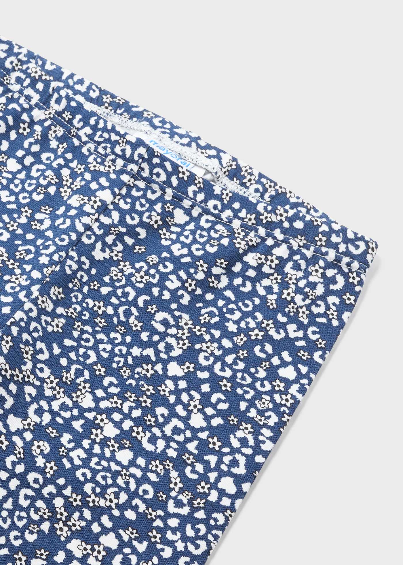 Leggings estampadas de algodão sustentável para bebês
