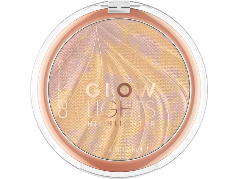 Catrice Glowlights Highlighter 010 Rosy Nude Hochpigmentierter, zweifarbiger Puderhighlighter für einen natürlichen Glow