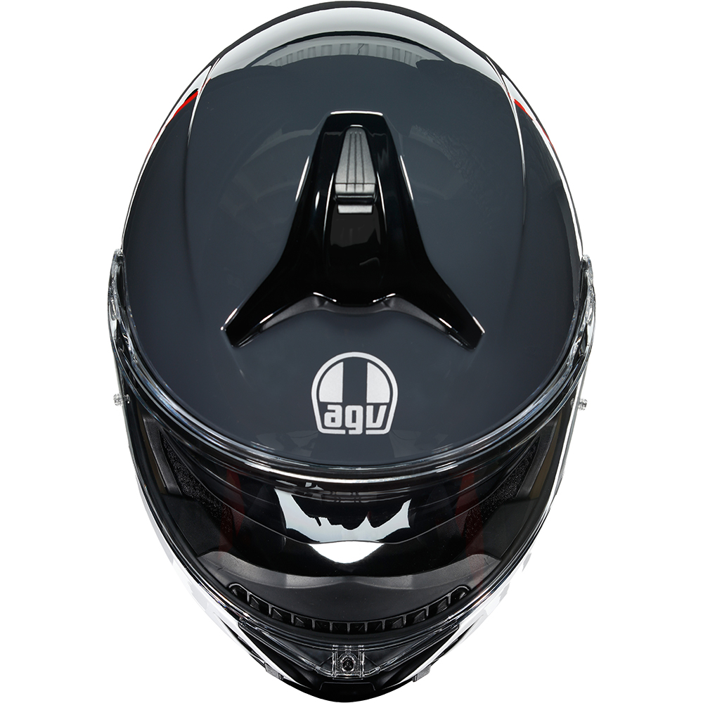 AGV - Casque Tourmodular Balance Blanc / Gris / Rouge
