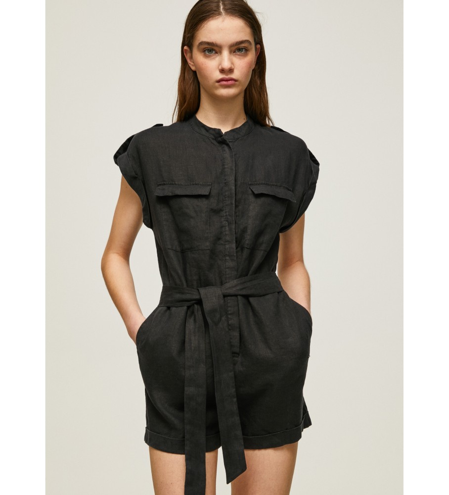 Macacão preto Alina da Pepe Jeans