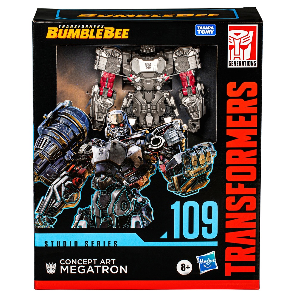 Transformers Studio Series Bumblebee 109 Konzeptzeichnung Megatron Actionfigur
