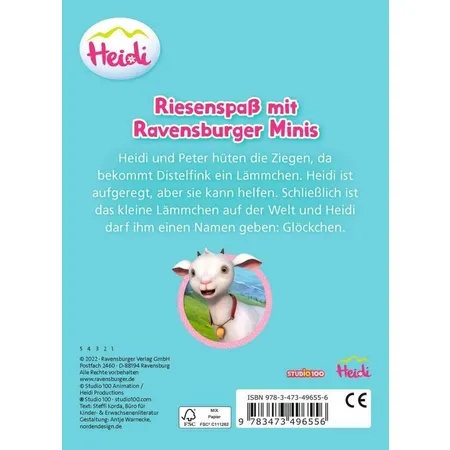 Ravensburger Ravensburger Minis: Heidi - Glöckchen wird geboren