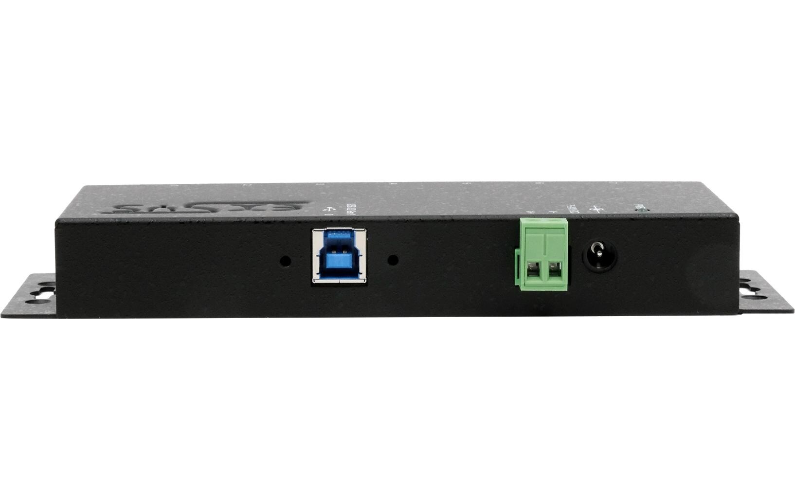 USB-Hub EX-1188HMS-3<br>7-Port USB 3.2 Gen 1 Metall HUB mit 15KV ESD Überspannungsschutz