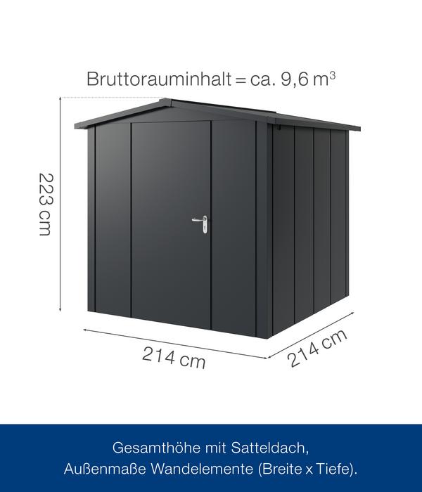 Hörmann Metallgerätehaus Juno JSD5 L-Sk