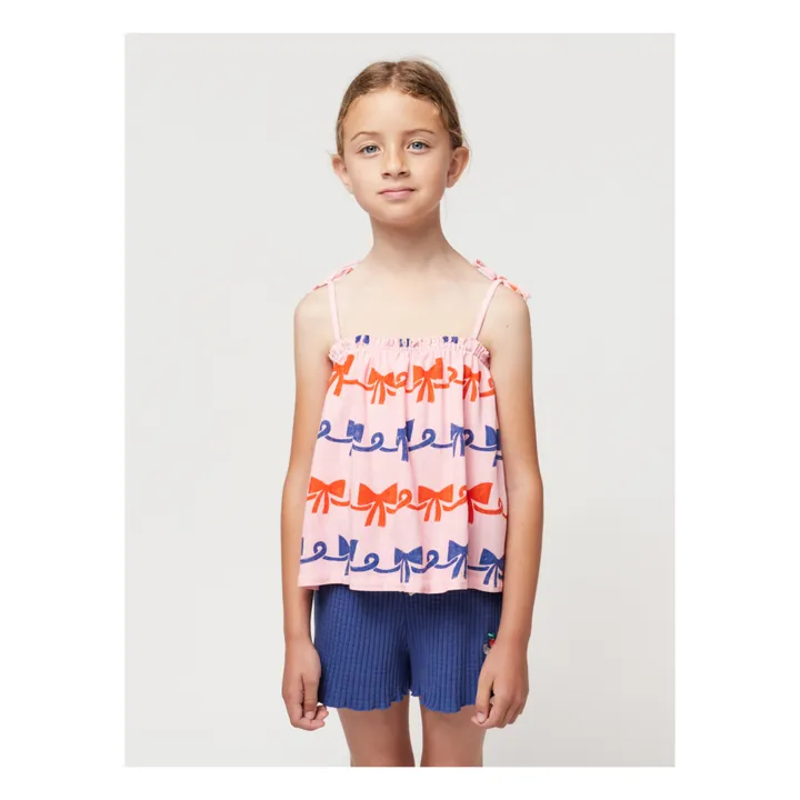Bobo Choses Top à Bretelles Nœuds | Rose