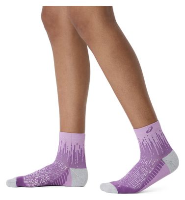 Chaussettes Asics Performance Run Quarter Rose/Violet