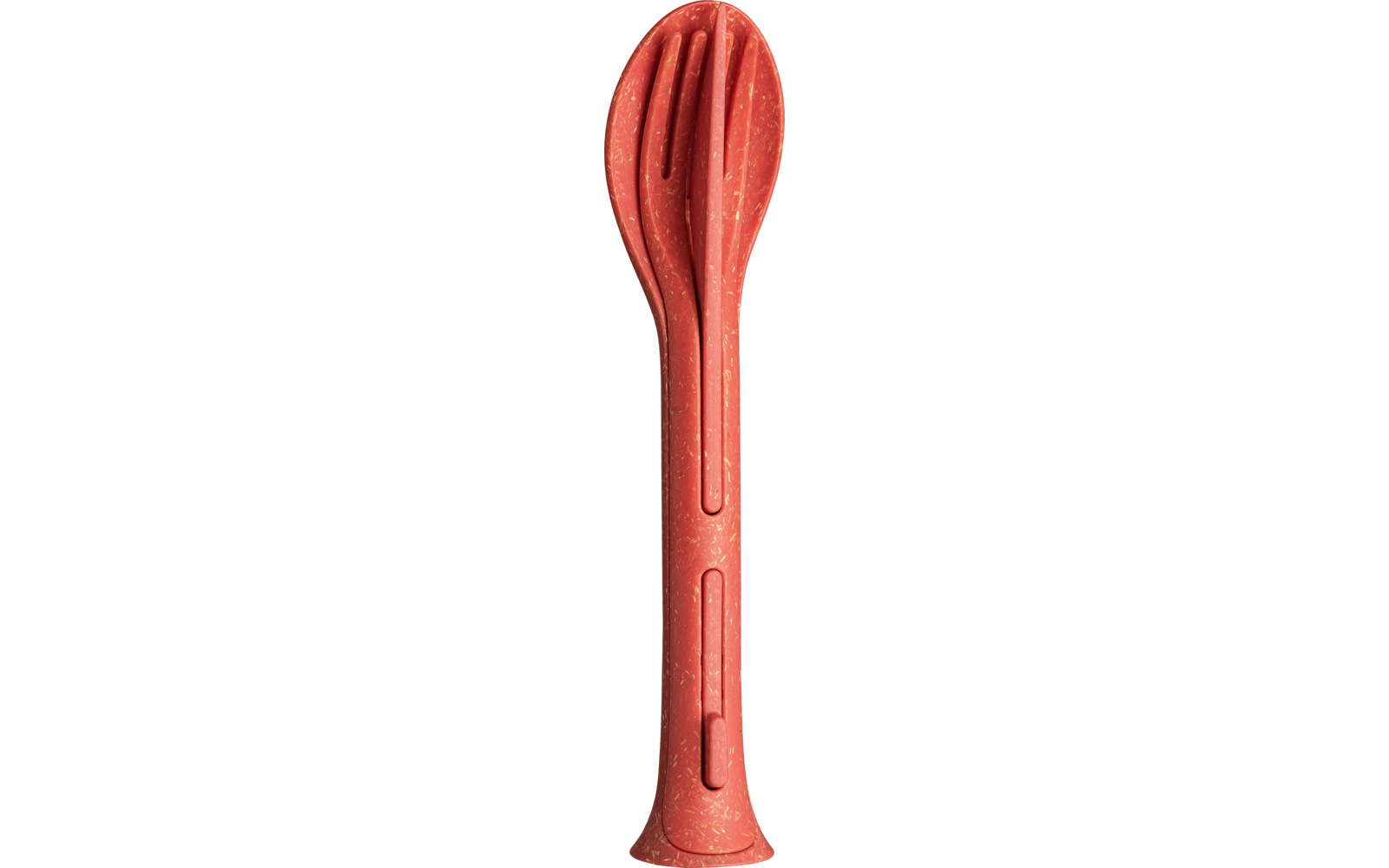 Koziol Klikk Pocket Besteck-Set 3-teilig holz