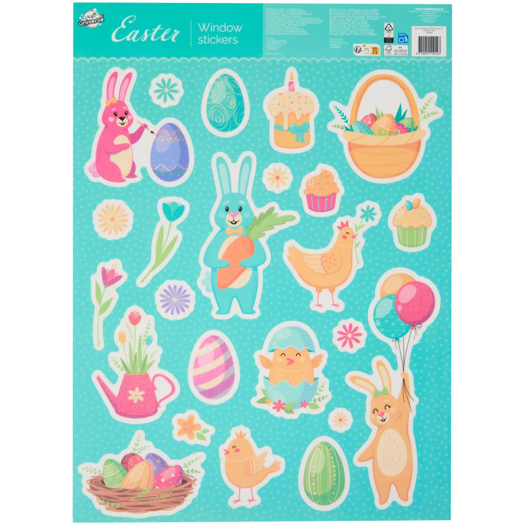 Pasen raamstickers Diverse varianten