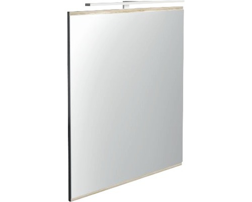 LED badkamerspiegel Miami Vice antraciet 60 x 70 cm