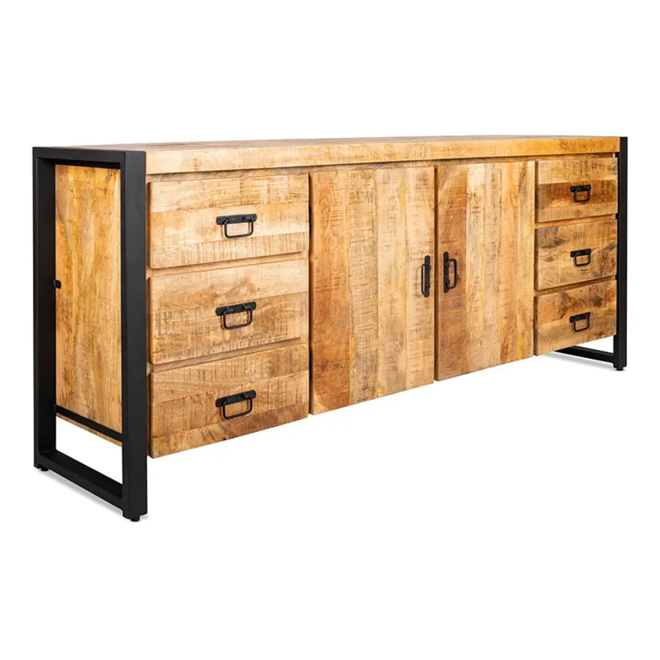 Nobe interiors Britt dressoir industrieel 200x45x80cm