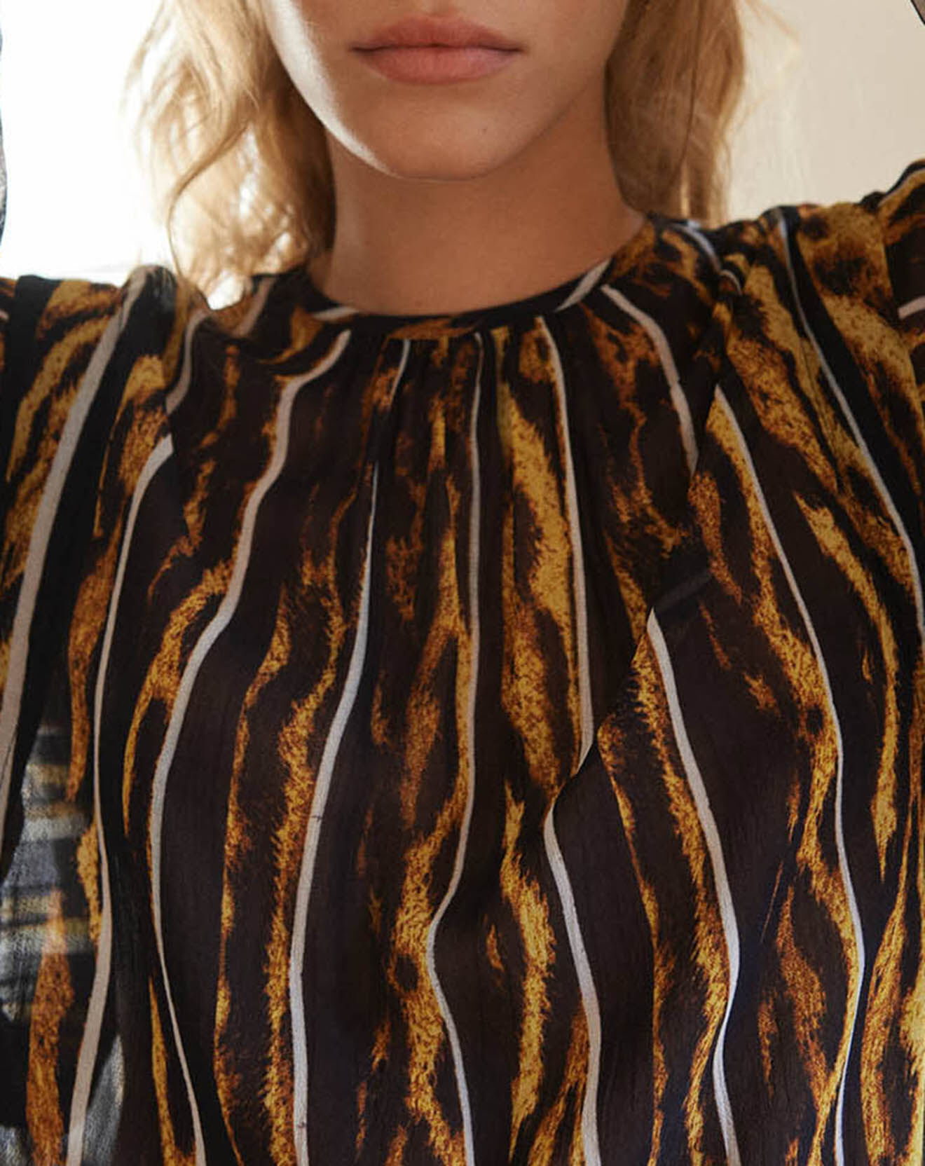 Belair Blouse Bisous noir/marron