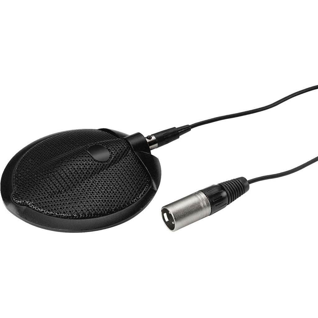 Monacor ECM-302B grensvlakmicrofoon zwart