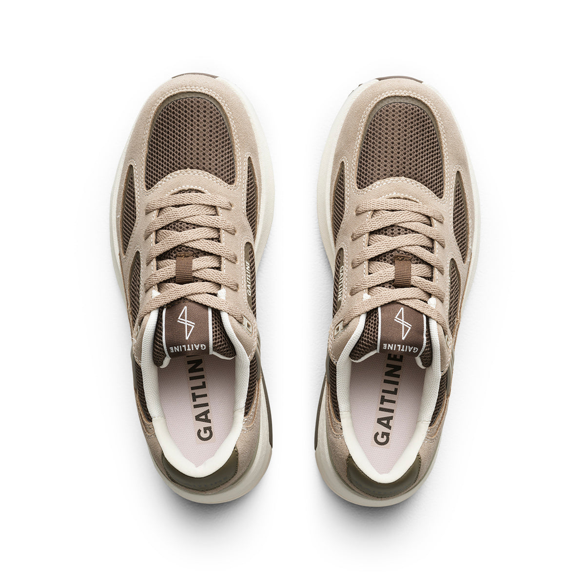 Nova Lite Klassisk retrosneaker med skinndetaljer