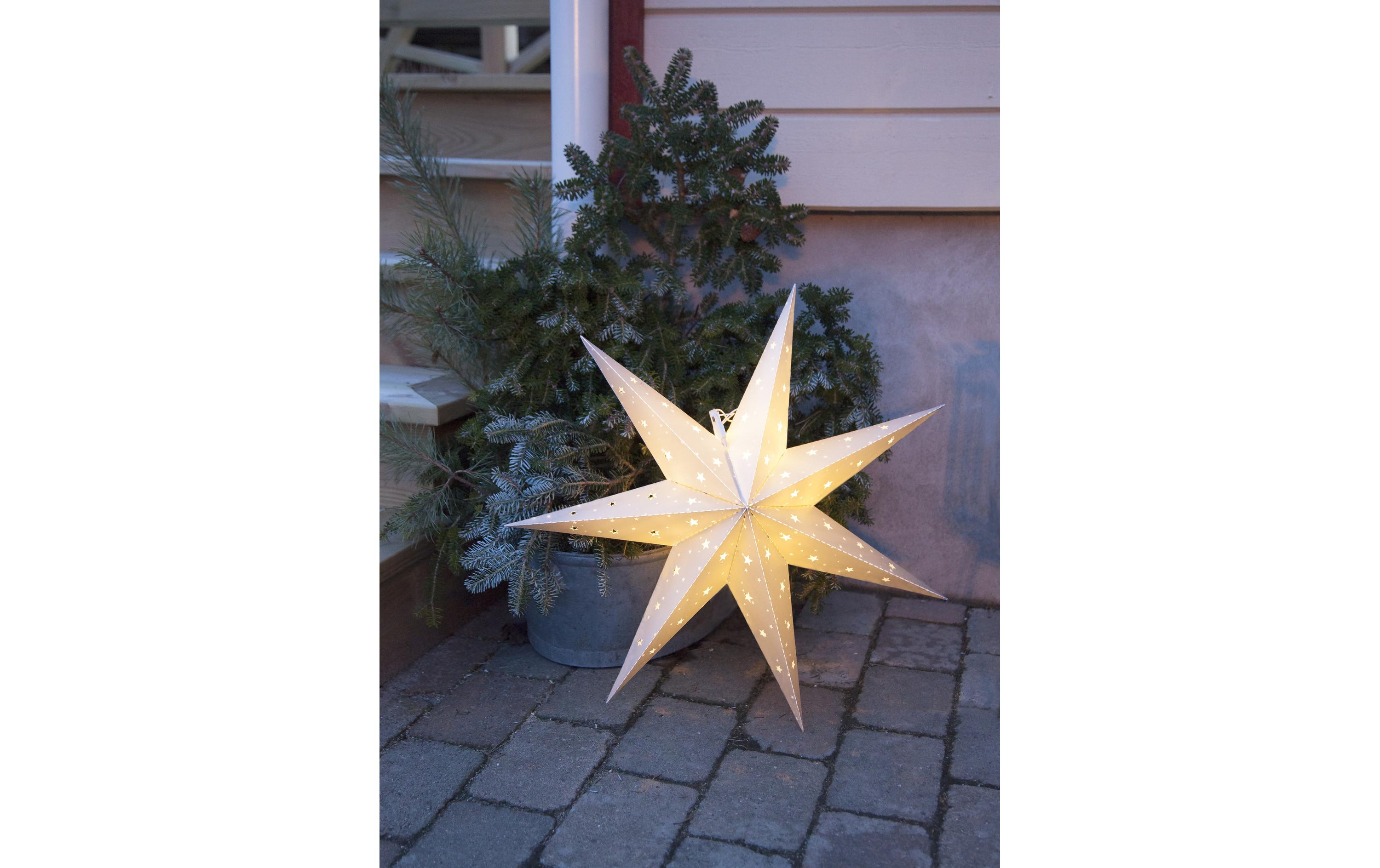 LED-Stern Alice Weiss 12 LED, 60 cm, OutdoorLeuchtstern für den Aussenbereich